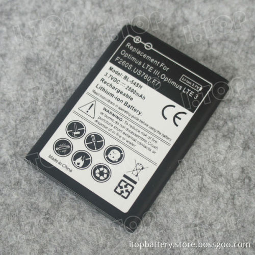 GB T18287-2000 mobile phone battery For LG Optimus LTE 3 F260S,US780,F7 battery
